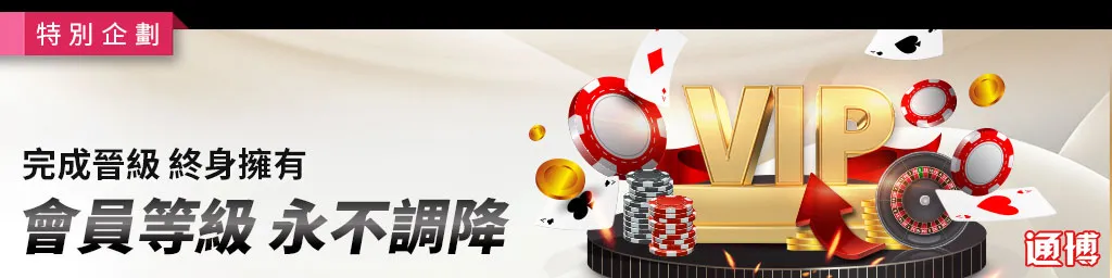 會員等級 永不調降 活動Banner